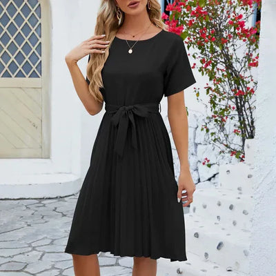 Emma - mintgrünes plisseekleid