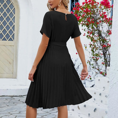 Emma - mintgrünes plisseekleid