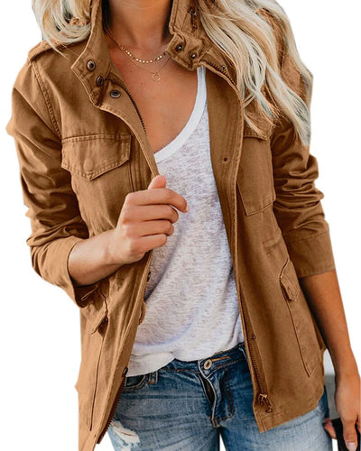 Ophielle – Stilvolle Utility-Jacke aus Baumwolle