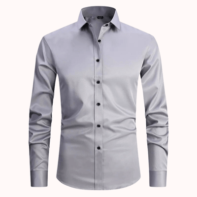 Herren Hemd Klassischer Schnitt Stretch Komfort