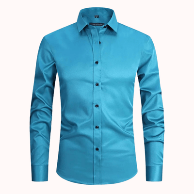 Herren Hemd Klassischer Schnitt Stretch Komfort