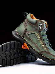 PALMIRO® – LEDERSTIEFEL ⏐ PREMIUM-EDITION – Grün