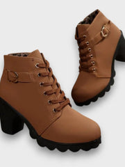 GULIA® – LEDERSTIEFELETTEN ⏐ PREMIUM-EDITION – Braun