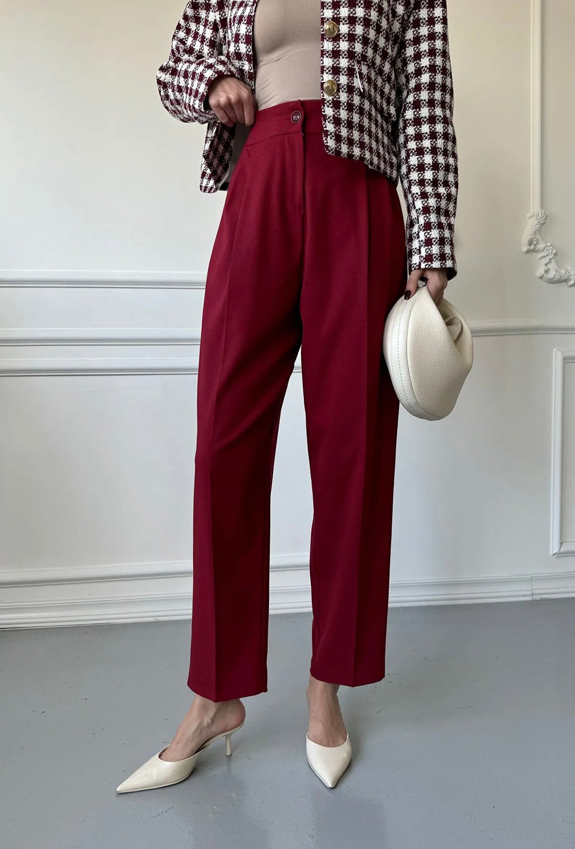 STEFANIE | VIELSEITIGE KLASSISCHE SLIM-FIT-ANZUGHOSE
