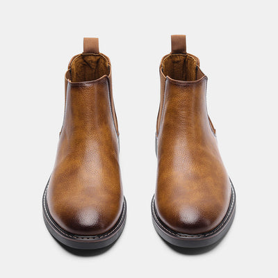 Klassische chelsea-stiefel für herren