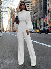 Jumpsuit Damen | Weitbein & Elegant – Weiß
