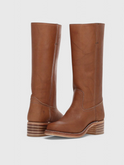 Kniehoher Schlupfstiefel - Jennifer – Braun