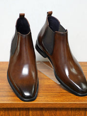 Knöchelhoher Schlupfstiefel - Domenik – Braun