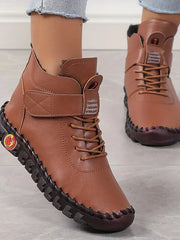 Handgefertigte Komfort Sneaker-Stiefel - Amara – Braun
