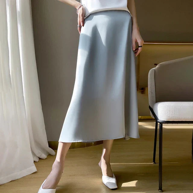 Brivelle – Eleganter Midirock aus Satin