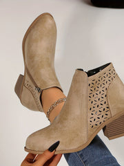 Helena | Modische Und Atmungsaktive Orthopädische Damenstiefel – Beige