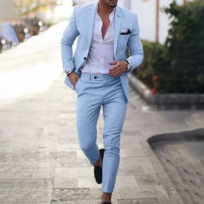 Agoston | Mühelose Alltägliche Eleganz Herren Anzugset