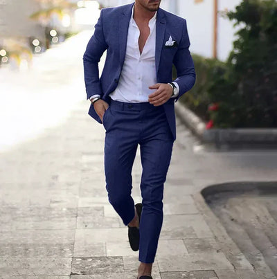 Agoston | Mühelose Alltägliche Eleganz Herren Anzugset