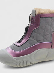 Luisa | Robuste Und Wasserdichte Orthopädische Damen-Winterstiefel – Lila