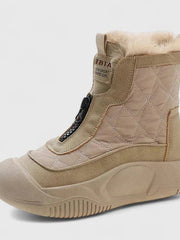 Luisa | Robuste Und Wasserdichte Orthopädische Damen-Winterstiefel – Khaki