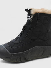 Luisa | Robuste Und Wasserdichte Orthopädische Damen-Winterstiefel – Schwarz