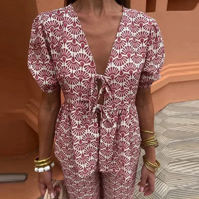 Zweiteiliges Sommer-Outfit für Damen