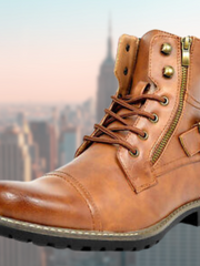 Motorradstiefel Herren | Rutschfest & Komfortabel – Gelb
