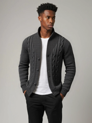 NOAH™ | ELEGANTER CARDIGAN FÜR HERREN – Grau