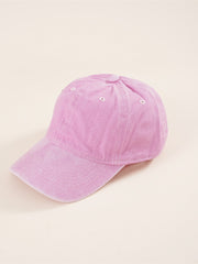 Damen Vintage Cap mit verstellbarem Verschluss – Rosa