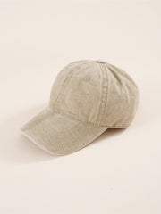 Damen Vintage Cap mit verstellbarem Verschluss – Weiß