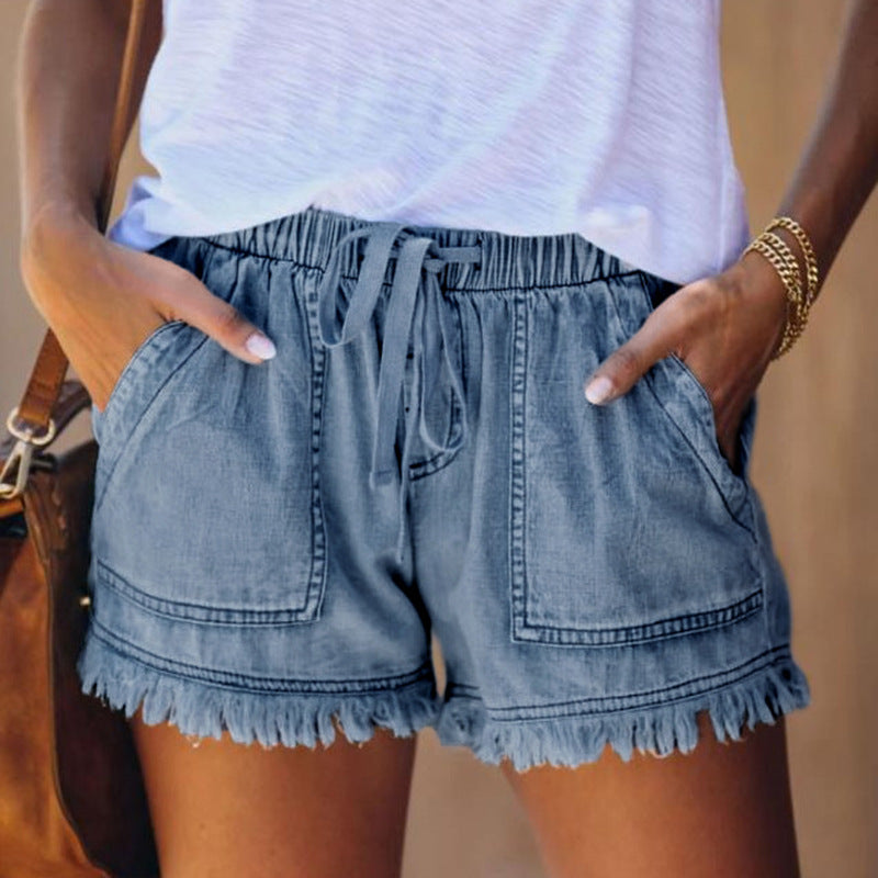 Stylische Damen Shorts – Leichte Sommerhose mit hoher Taille für Damen