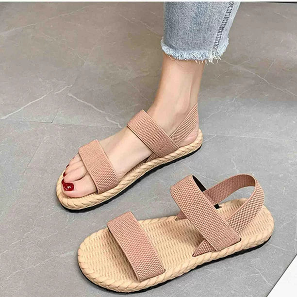 Calyndra – Stilvolle gewebte Sandalen