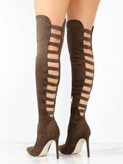 Overknee-Stiefel Mit Hohem Absatz - Lynn – Braun