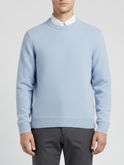 Rundhals-Pullover Für Herren - Francesco – Hellblau