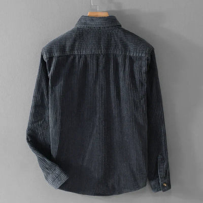 Egor - elegantes cord-herrenhemd