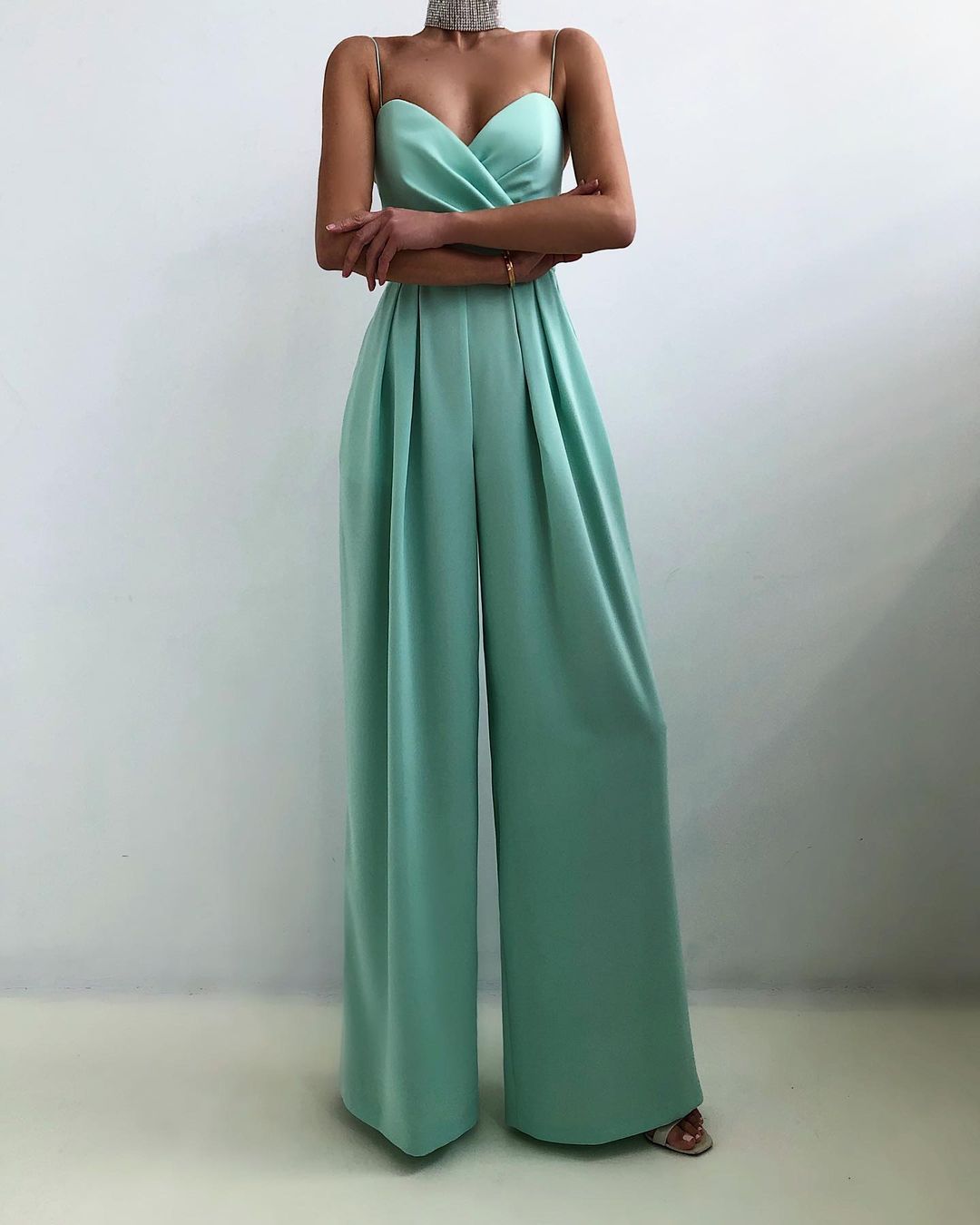 Eleganter Jumpsuit mit Spaghettiträgern für Damen