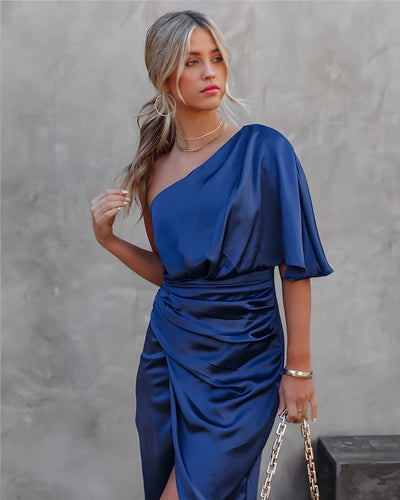 Allegra - Elegantes Seiden-Party-Kleid