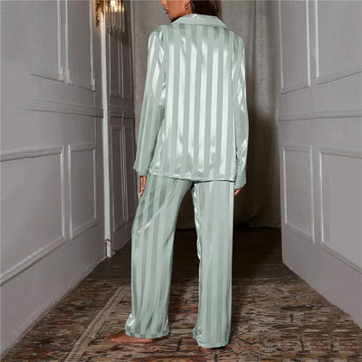 Rivanya – Hochwertiges Satin-Pyjama-Set