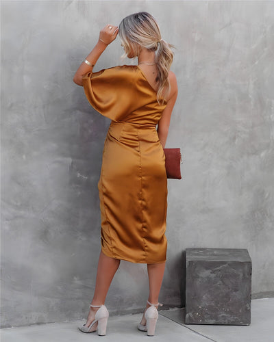 Allegra - Elegantes Seiden-Party-Kleid