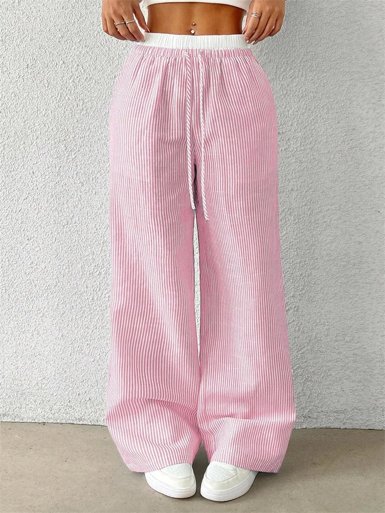 Xamara – Gestreifte Baumwollhose
