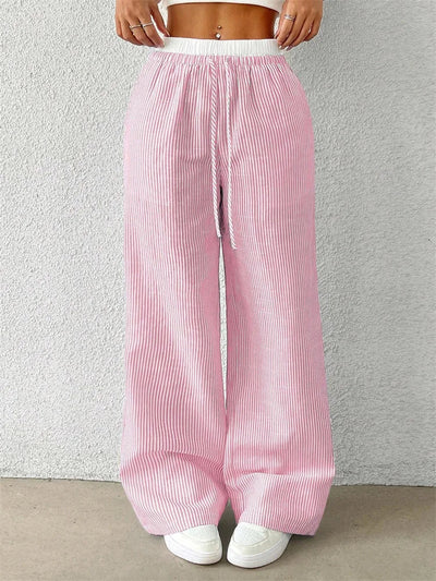 Xamara – Gestreifte Baumwollhose