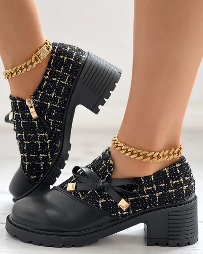 Damenschuhe mit reißverschluss und absatz