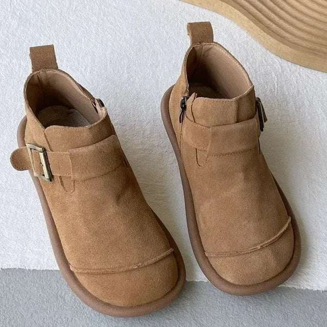 Fudus | Retro-lederschuhe Aus Kuhhaut