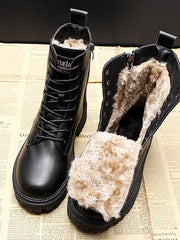 Anke | Stylische Schwarze Winterstiefel Damen – Schwarz