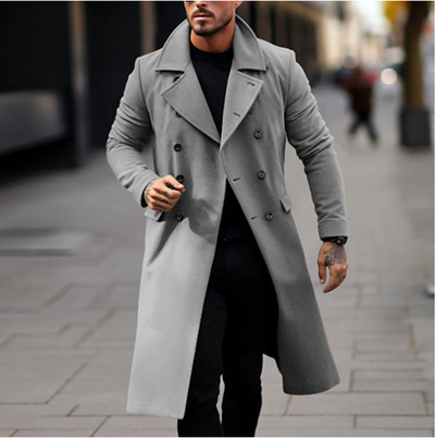 Alan - Stilvolle lange Herrenjacke
