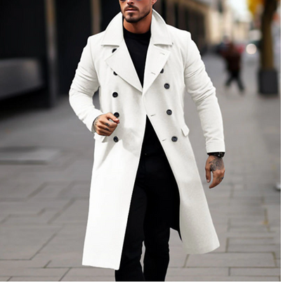 Alan - Stilvolle lange Herrenjacke
