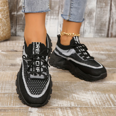 Atmungsaktive mesh-sneaker für damen