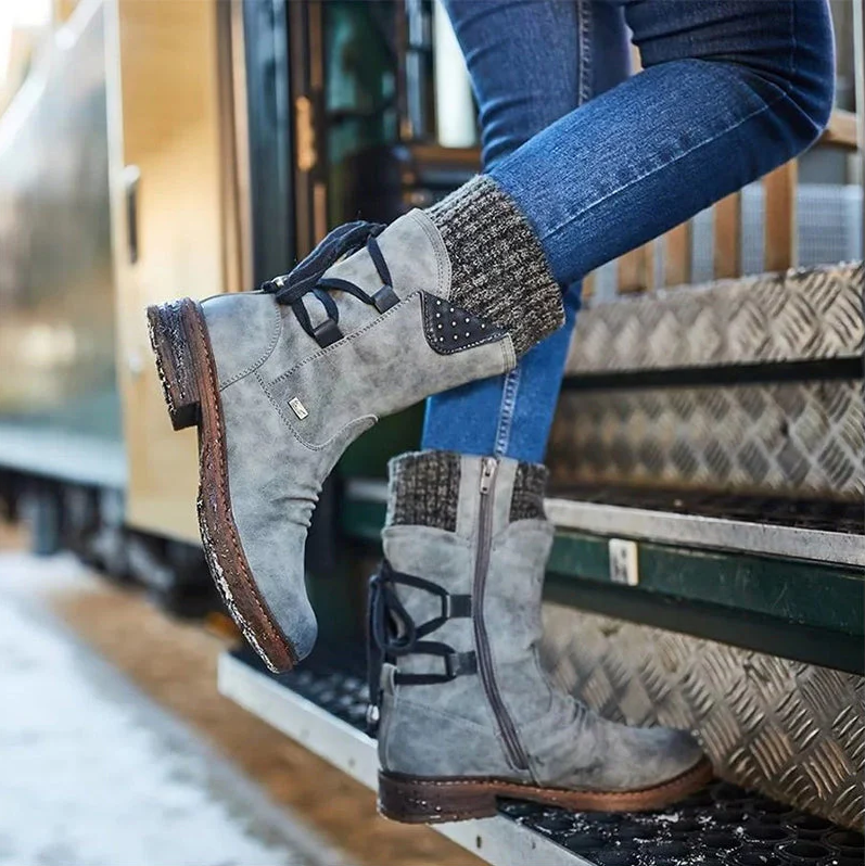 Stilvolle warme winterstiefel für frauen