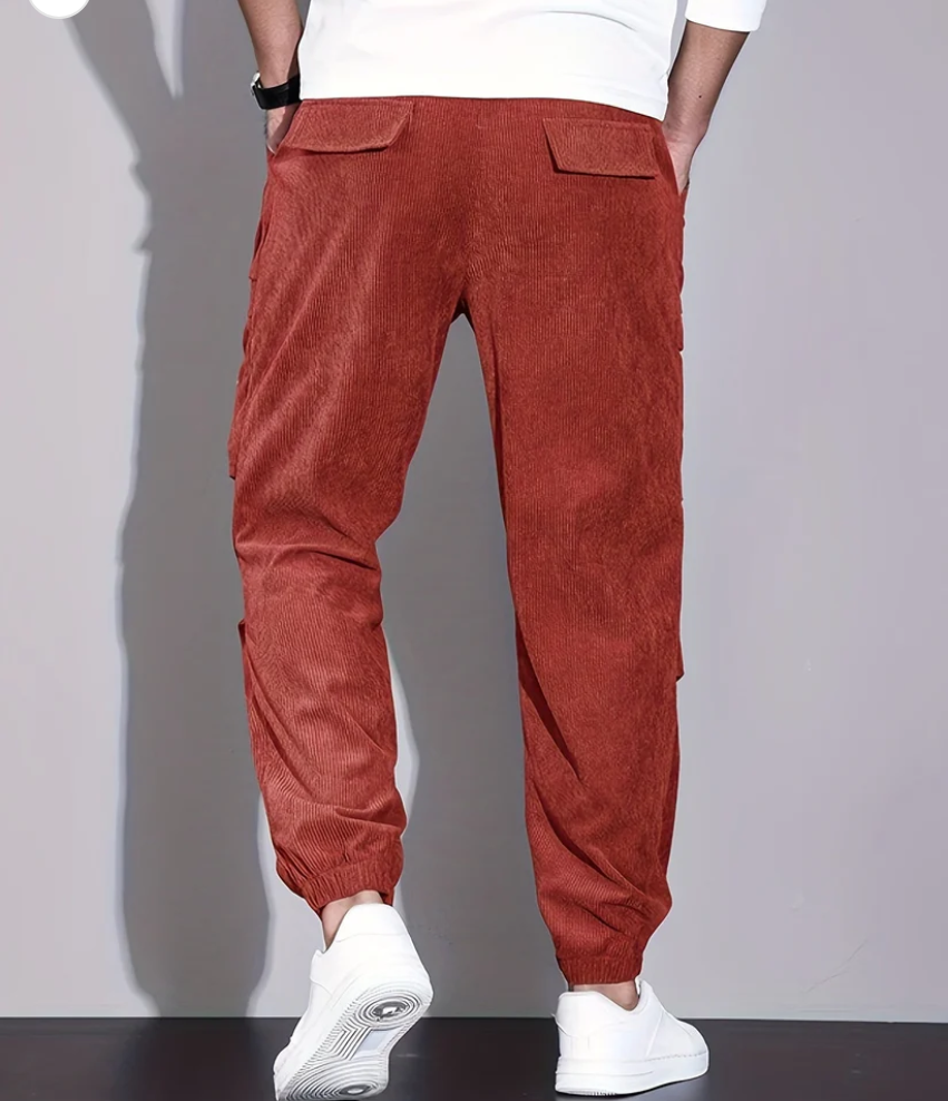 Kaffeefarbene cordhose - Leo