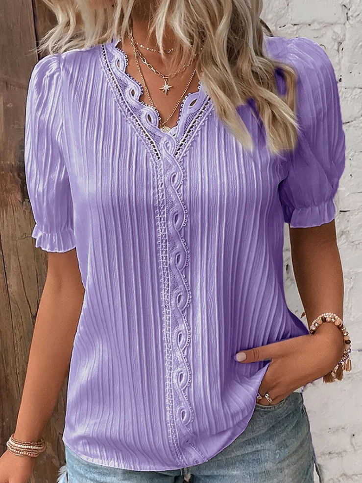 Astrid – elegante sommerbluse für damen