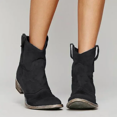 Vintage-cowboy-stiefeletten für damen