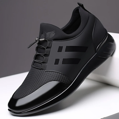 Bequemer orthopädischer premium-herrenschuh aus leder