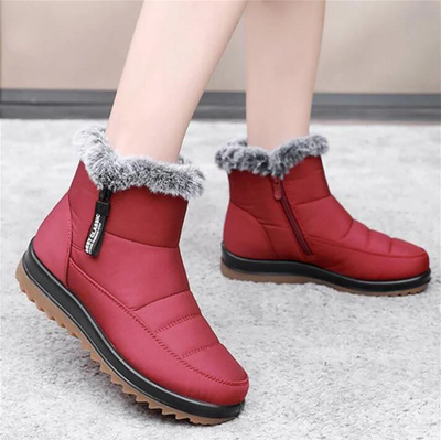 Warme winterstiefel aus baumwolle für frauen