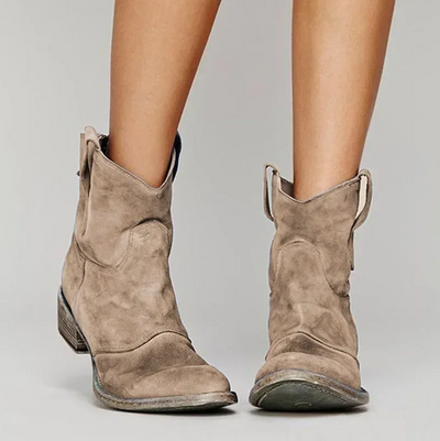 Vintage-cowboy-stiefeletten für damen