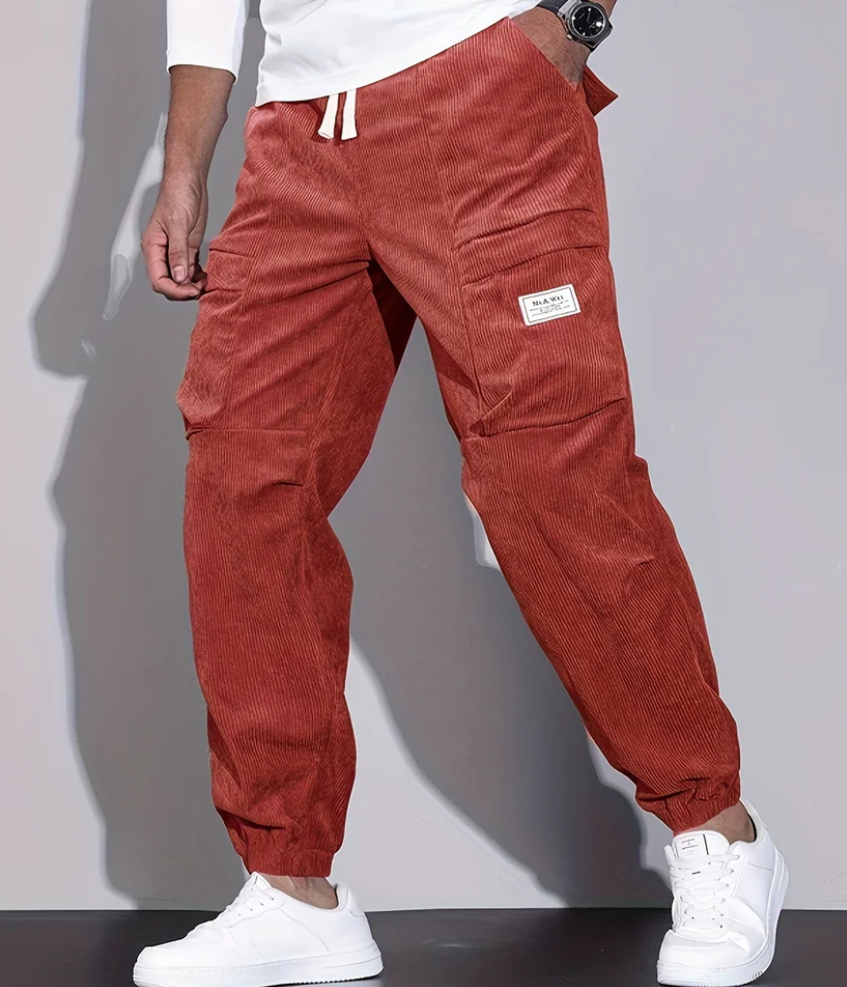 Kaffeefarbene cordhose - Leo